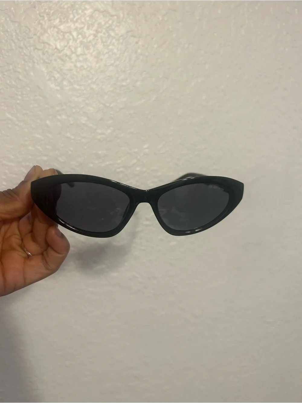 Balenciaga Black Cat-Eye Sunglasses